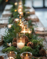 ma table de noël...naturelle'ment belle!